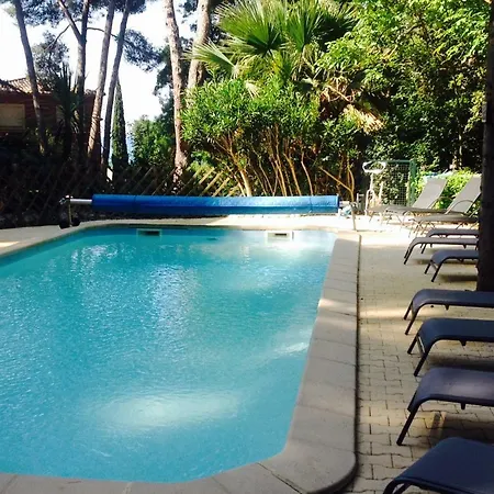 50m Plage T2 Grande Terrasse Vue Mer Climatisé Piscine Chauffée, Parking clos gratuit Sanary-sur-Mer Exterior foto