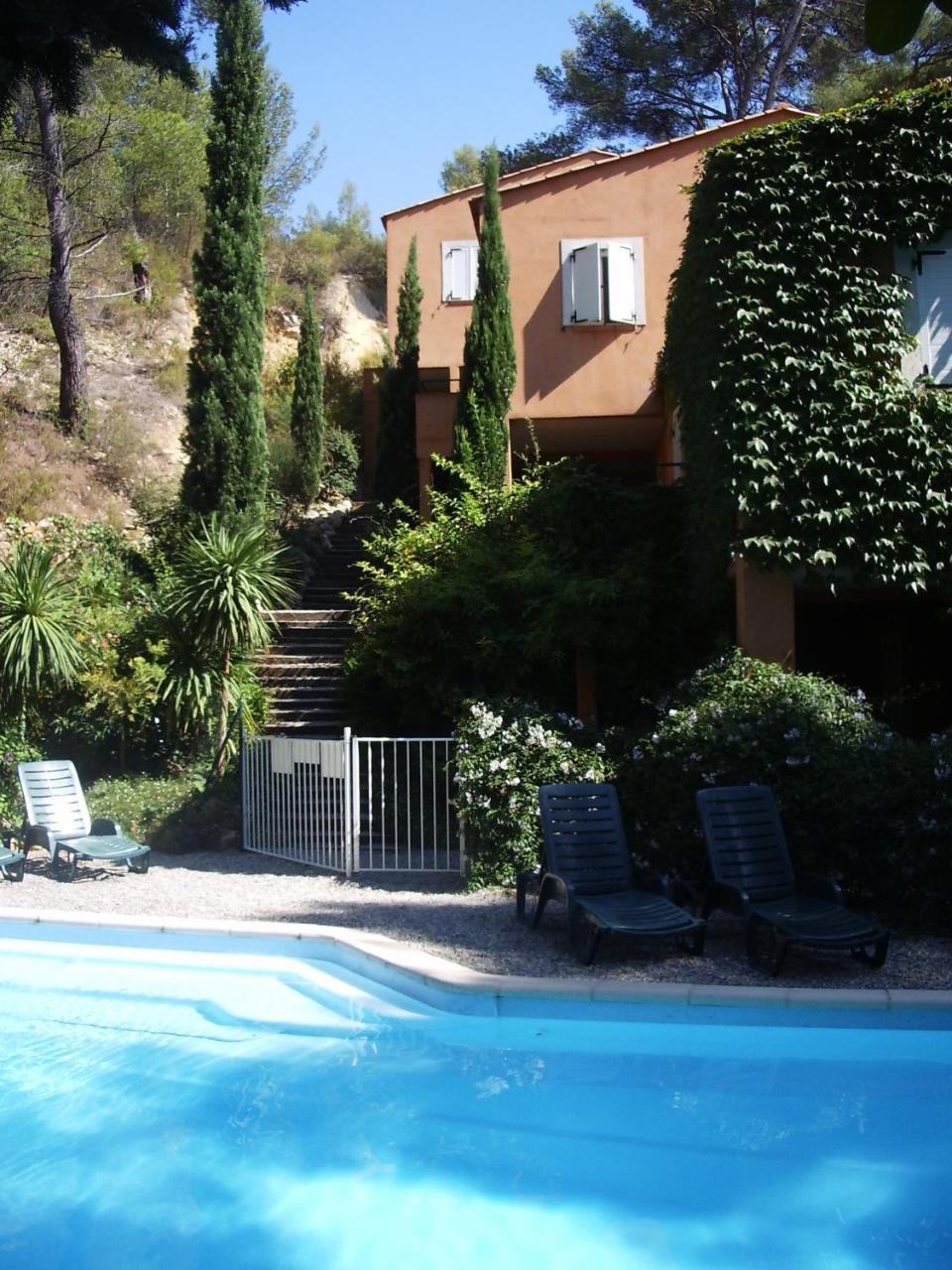 50m T2 Grande Terrasse Vue Climatise Piscine Chauffee, Parking Clos Gratuit Sanary-sur-Mer
